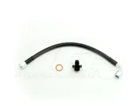 Powerhouse Racing Power Steering Cooler Delete Black-Covered Stainless Line Right Hand Drive